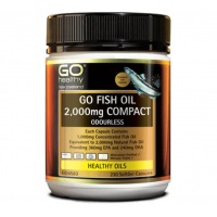 GO Healthy Go Fish Oil 2000mg Compact 230 Soft Gel capsules ...
