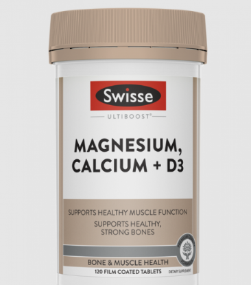Picture of Swisse Calcium Citrate, Magnesium & Vitamin D3 — 120 Tablets [2028-08]