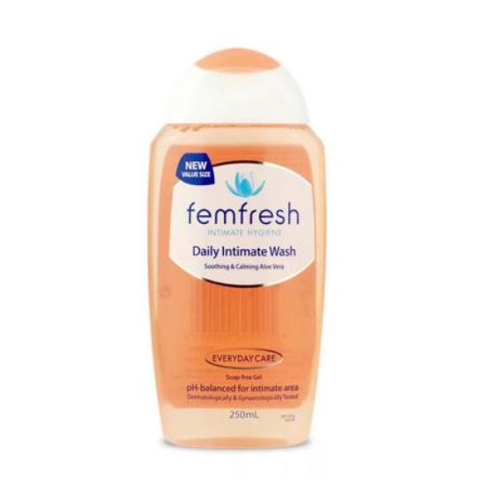 Picture of Femfresh Gentle Soap-Free Intimate Wash, Clear Bottle — 250 ml