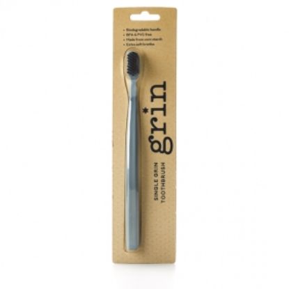Picture of Grin High-Density Bristle Toothbrush, Navy — Single Pack