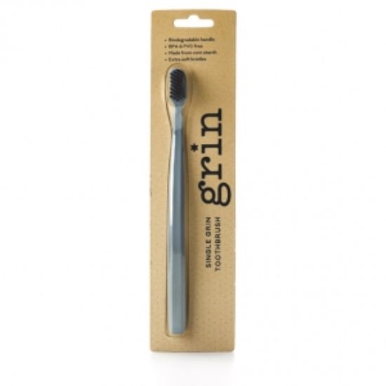 Picture of Grin High-Density Bristle Toothbrush, Navy — Single Pack