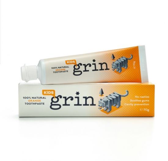 Picture of Grin Kids' Toothpaste, Orange — 70 g