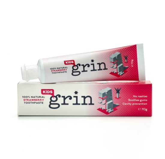 Picture of Grin Kids' Toothpaste, Strawberry — 70 g
