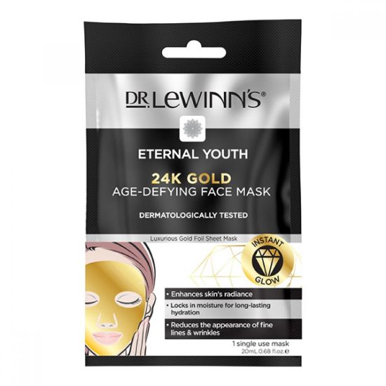 Picture of Dr. LeWinn's 24K Gold Rejuvenating Face Mask — 1 Sheet