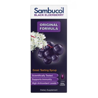 Picture of Sambucol Black Elderberry Immune Support Syrup — 120 ml
