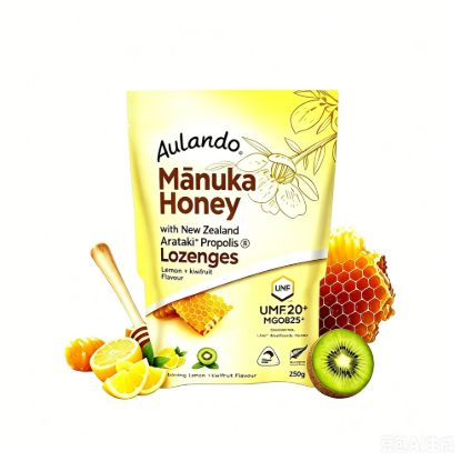 Picture of Aulando UMF 20+ Propolis Lozenges, Lemon & Kiwifruit — 250 g