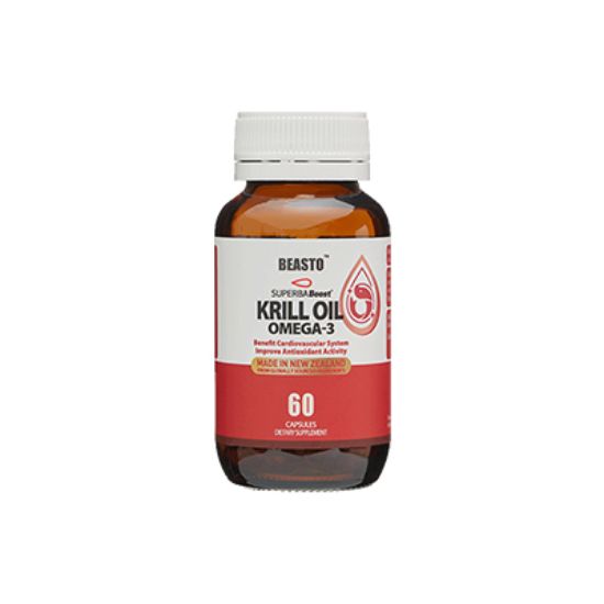 Picture of BEASTO 100% Antarctic Krill Oil — 60 Capsules
