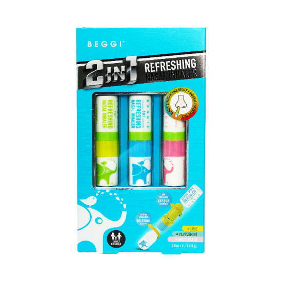 Picture of BEGGI Three-Colour Nasal Balm Set — 3 x 2 ml