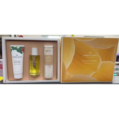 Picture of Linden Leaves Citrus Care Set — Body Oil 100 ml, Hand Cream 100 ml & Bath Salts 240 g