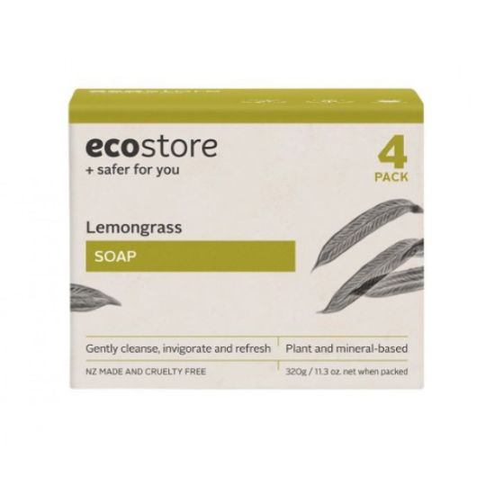 Picture of ecostore Lemongrass Soap — 4 Pack, 320 g