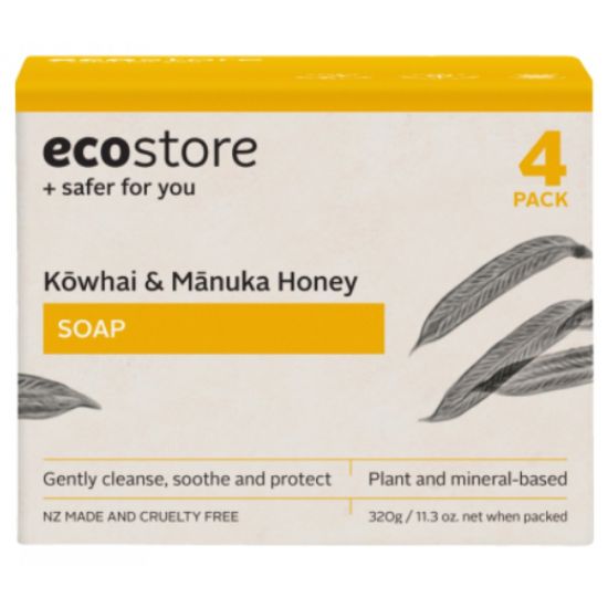 Picture of ecostore Manuka Honey Soap — 4 Pack, 320 g