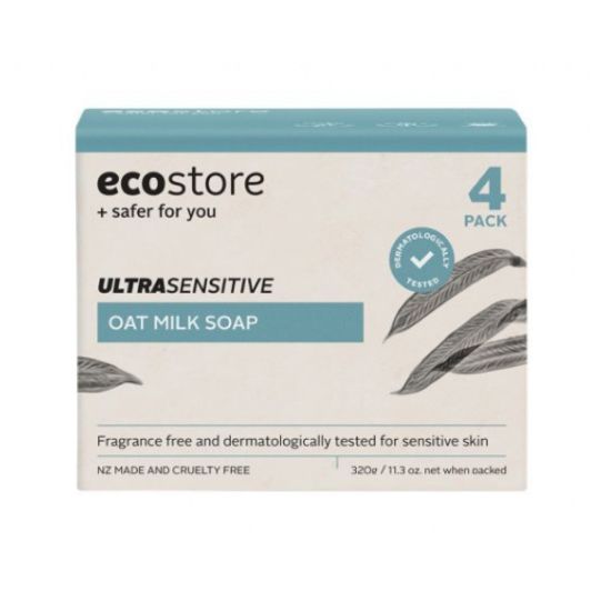 Picture of ecostore Sensitive Oat Milk Soap — 4 Pack, 320 g