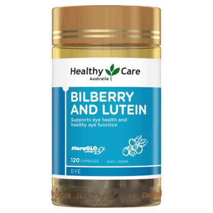 Picture of Healthy Care Bilberry & Lutein Eye Support — 120 Capsules