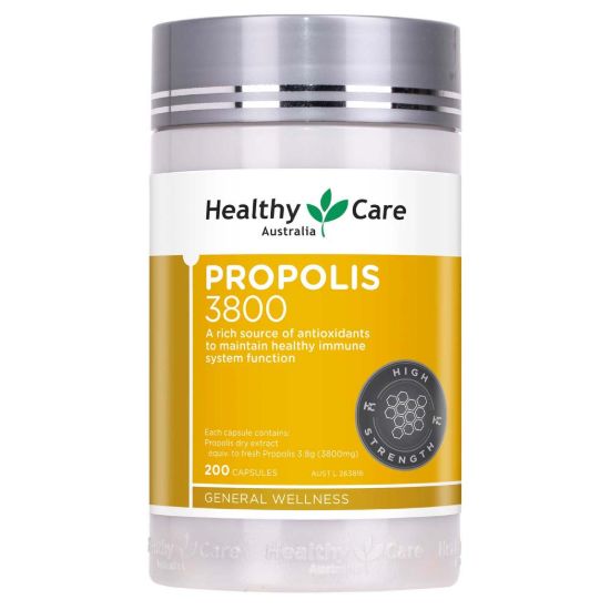 Picture of Healthy Care Extra Strength Propolis — 200 Capsules