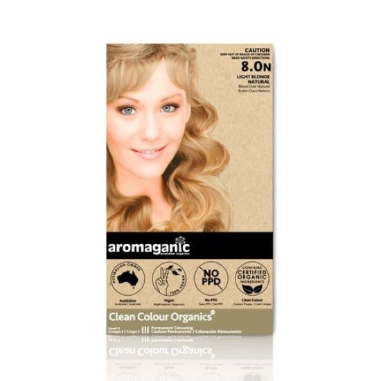 Picture of Aromaganic Hair Colour 8.0N — Light Brown