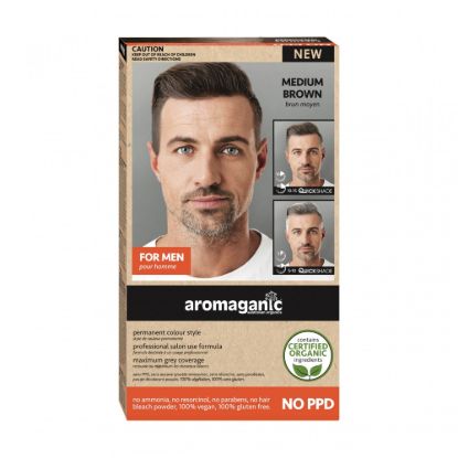 Picture of Aromaganic Men's Hair Colour — Medium Brown