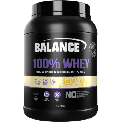 Picture of Balance Pure Protein Powder, Banana BP0585 — 1 kg