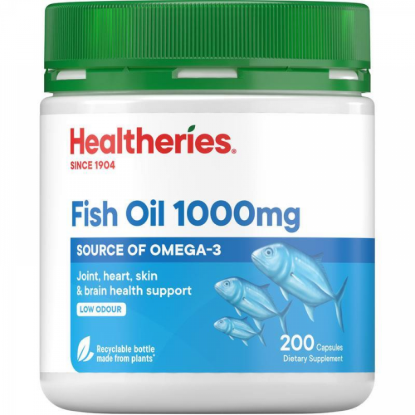 Picture of Healtheries Deep Sea Fish Oil 1,000 mg — 200 Softgels