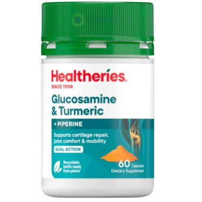 Picture of Healtheries Glucosamine & Curcumin Joint Formula — 60 Tablets