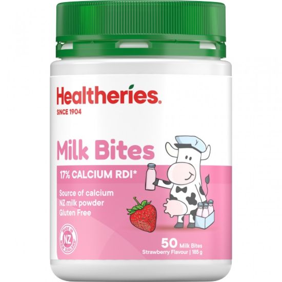 Picture of Healtheries Children's Milk Chewables, Strawberry — 50 Tablets
