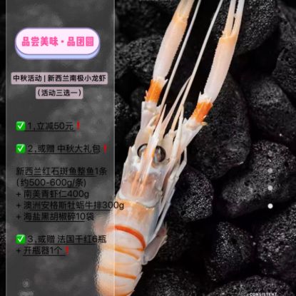 Picture of Freshline New Zealand Deep-Sea Scampi, Size 2 — 2 kg
