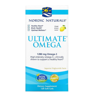Picture of Nordic Naturals Adult Fish Oil, Lemon — 120 Softgels