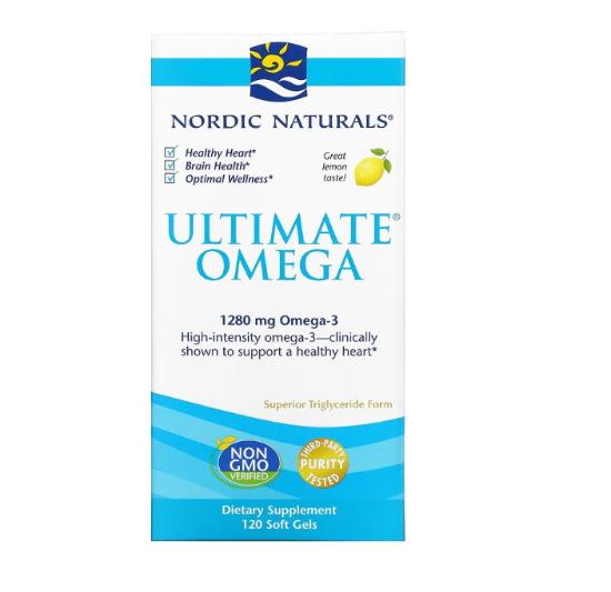 Picture of Nordic Naturals Adult Fish Oil, Lemon — 120 Softgels