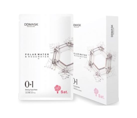 Picture of DDMASK Glacial Water & Rose Hydrating Brightening Masks — 7 Pack