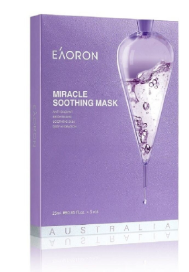 Picture of Eaoron Jacaranda Soothing Repair Masks, Purple — 5 Pack