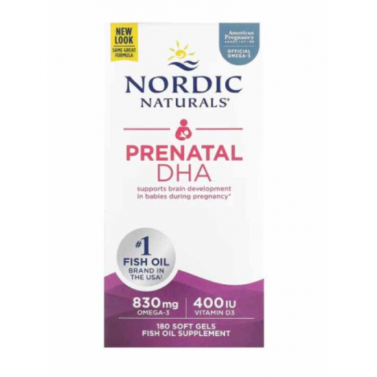 Picture of Nordic Naturals Prenatal DHA Fish Oil — 180 Count