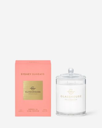 Picture of Glasshouse Fragrances Sydney Sundays Scented Candle — 380g