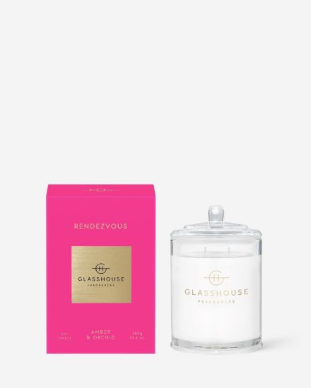Picture of Glasshouse Fragrances Rendezvous Scented Candle — 380g