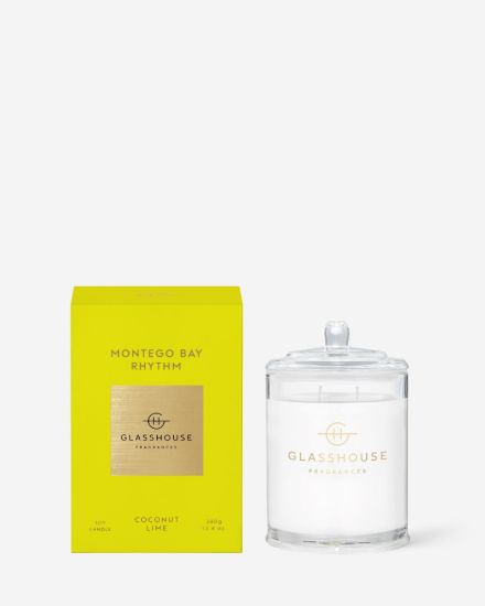 Picture of Glasshouse Fragrances Montego Bay Rhythm Scented Candle — 380g