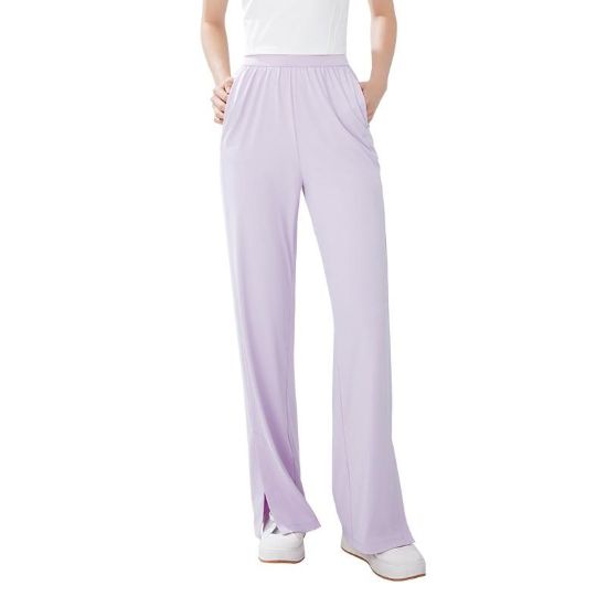 Picture of Beneunder Women's AL200 Cooling Wide-Leg Sun Protection Trousers, Hazy Purple — L
