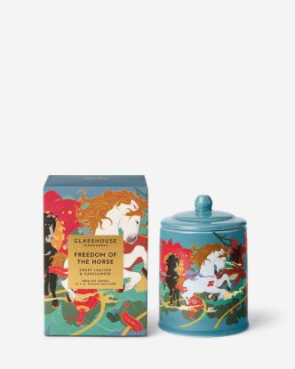 Picture of Glasshouse Fragrances Freedom Of The Horse Scented Candle — 380g