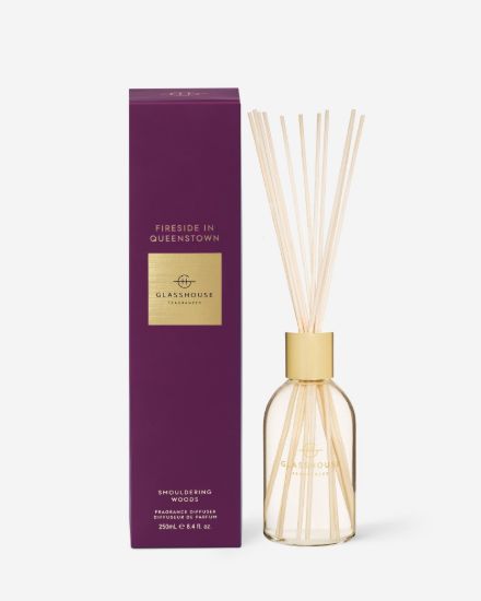 Picture of Glasshouse Fragrances Fireside In Queenstown Fragrance Diffuser — 250mL