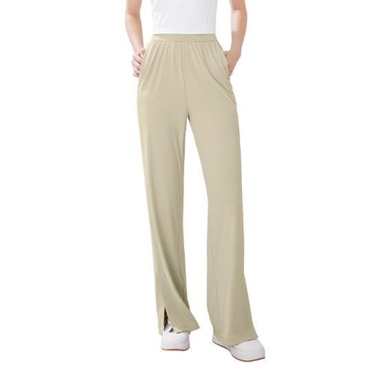 Picture of Beneunder Women's AL200 Cooling Wide-Leg Sun Protection Trousers, Desert Brown — M