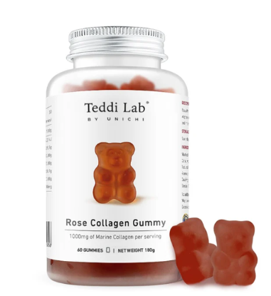 Picture of Unichi Rose & Marine Collagen Bear Gummies — 60 Gummies