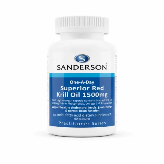 Picture of Sanderson Antarctic Krill Oil 1,500 mg with Astaxanthin — 60 Count