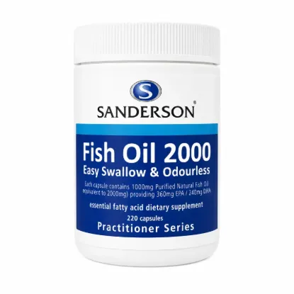 Picture of Sanderson Mini Odourless Fish Oil 2,000 mg — 220 Count