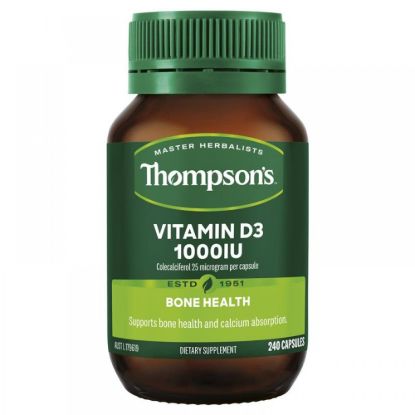 Picture of Thompson's Vitamin D3 1,000 IU — 240 Capsules