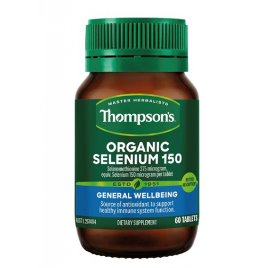 Picture of Thompson's Organic Selenium 150 mcg — 60 Tablets