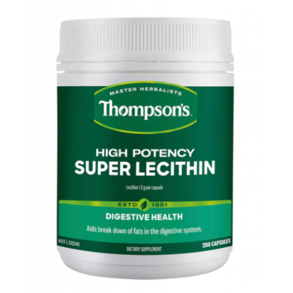 Picture of Thompson's High Potency Super Lecithin — 200 Capsules