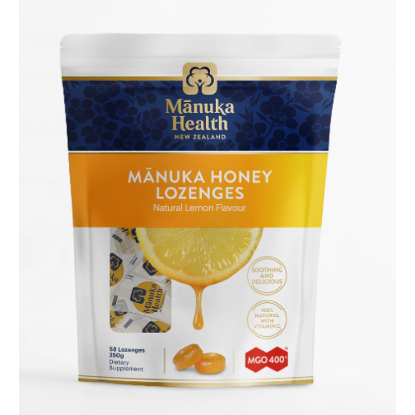 Picture of Manuka Health MGO 400 Honey Lemon Lozenges — 250 g