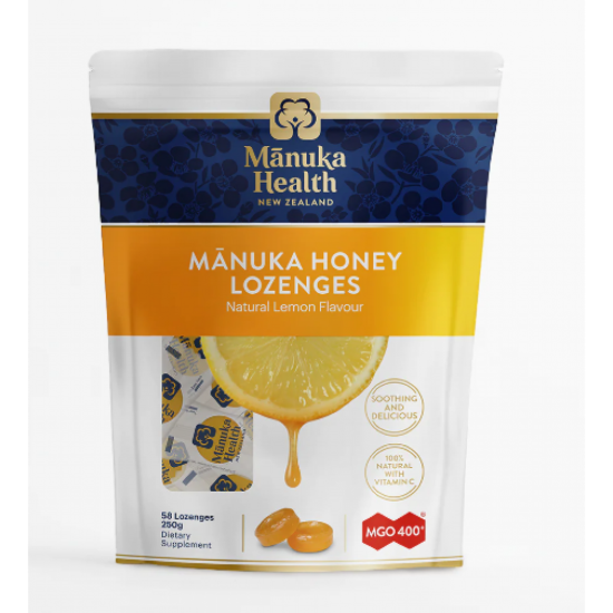 Picture of Manuka Health MGO 400 Honey Lemon Lozenges — 250 g