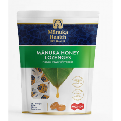 Picture of Manuka Health MGO 400+ Honey Propolis Lozenges — 250 g