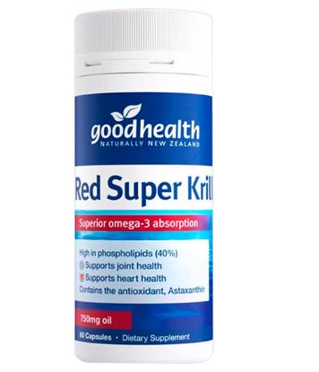 Picture of Good Health Red Krill Oil 1,000 mg with Astaxanthin — 60 Capsules