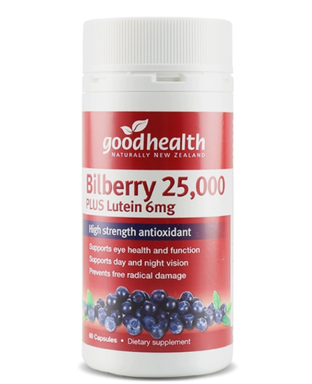Picture of Good Health Bilberry & Lutein 6 mg Eye Support — 60 Capsules