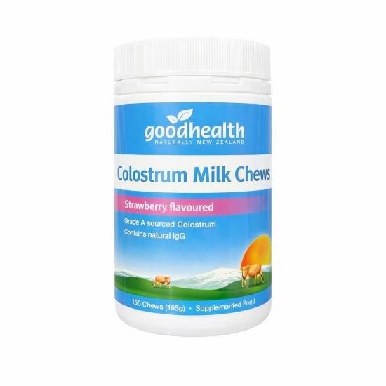 Picture of Good Health Colostrum, Strawberry — 150 Chewable Tablets